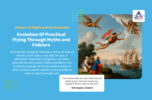 Spanish - Evolution Of Practical Flying Through Myths and Folklore